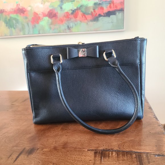 Kate Spade Handbags - Kate Spade black leather handbag